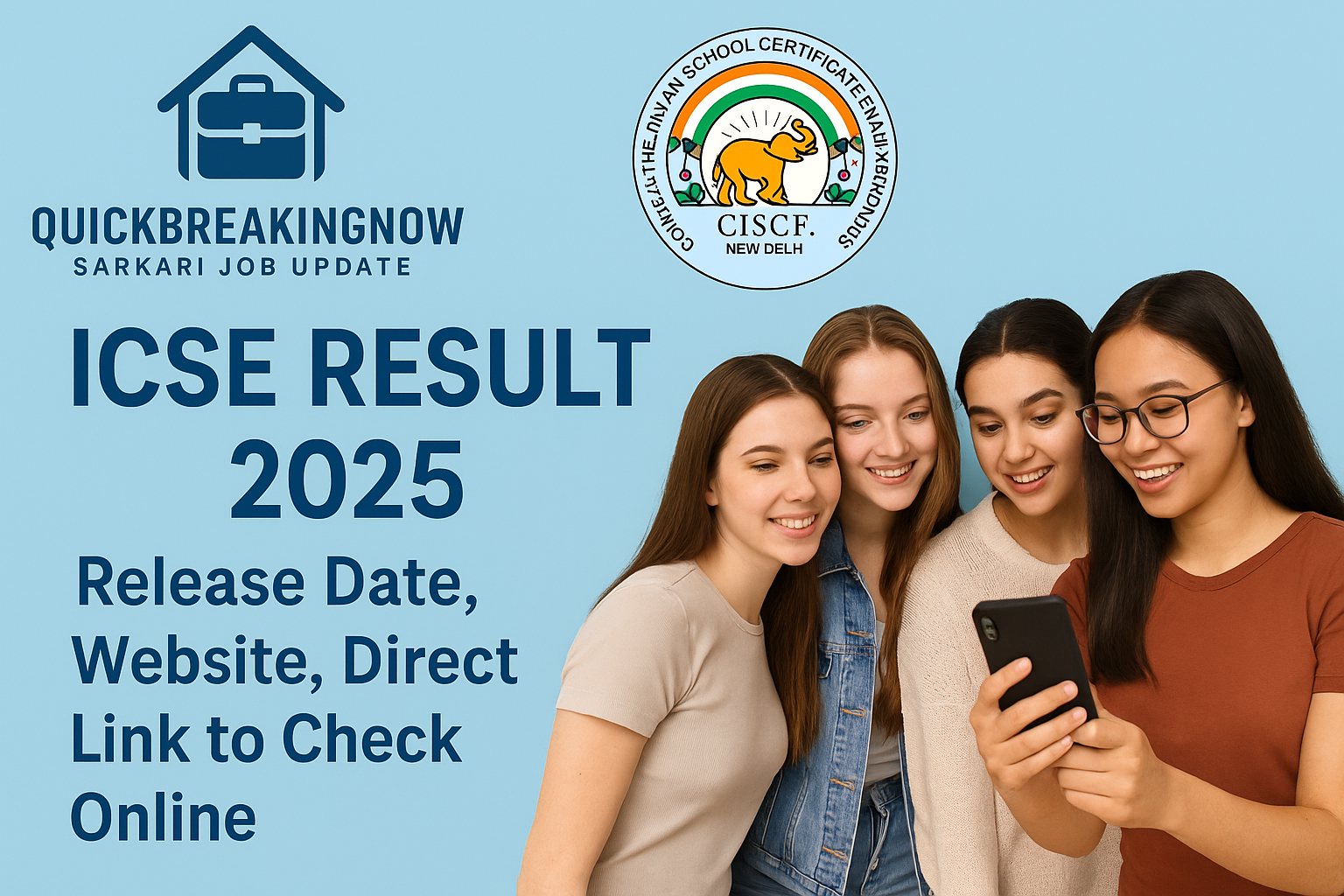 ICSE Result 2025 Release Date, Website, Direct Link to Check Online