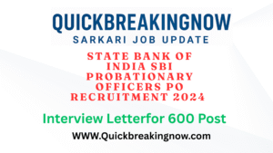 SBI PO Interview Call Letter 2025 out